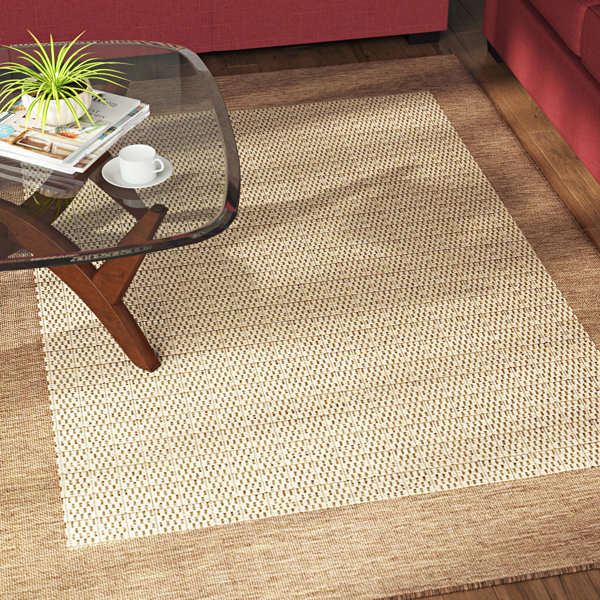 Breakwater Bay Sania Brown Indoor/Outdoor Rug & Reviews Wayfair